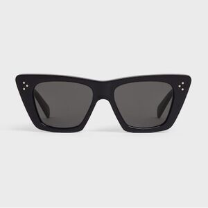 Celine Black Sunglasses with Gold Accents